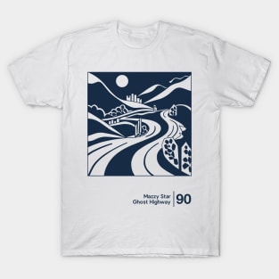 Mazzy Star - Minimal Graphic Design Artwork T-Shirt